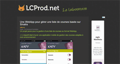 Desktop Screenshot of labo.lcprod.net