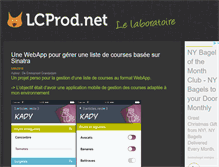 Tablet Screenshot of labo.lcprod.net